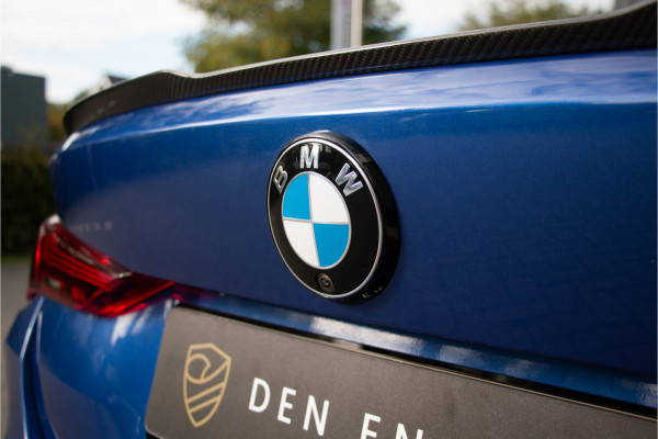 BMW M4 xDrive Competition 531PK | ACC | M Performance Aero Parts |360 Cam | HUD | Harman Kardon | Pano | Stoel Ventilatie + Verwarming  M Drive Professional | LCI | LED | Stuurverwarming | Frozen Portimao Blau metallic | Nieuwprijs €171.214,- | Shadow Line | Fabrieksgarantie.