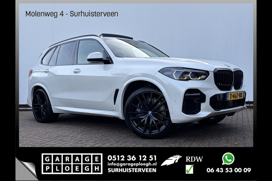BMW X5 xDrive45e High Executive M-Sport 4WS Pano 22Inch HUD Elek.Trekhaak 98% SOH VOL!