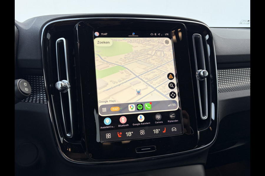 Volvo XC40 Recharge Plus SOH 95% Warmtepomp Elek.Trekhaak Stoelverw Carplay Orig.NL 100% Elektrisch!