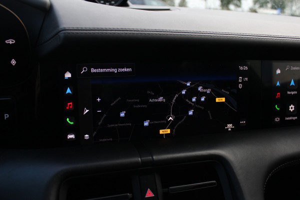 Porsche Taycan Turbo 93 kWh / SOH 92,3% / Panoramadak / 360Camera / Head-up / Burmester / Luchtvering / 20'' / InnoDrive / Sportchrono+Design / Keyless / Adaptieve Stoelen / Dodehoek / DAB / Warmtepomp