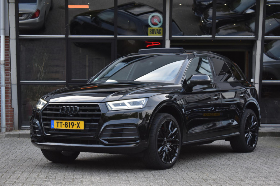 Audi Q5 2.0 TFSI quattro Sport 3x S Line Pano ALLBlack NAP Trekhaak