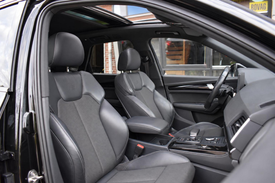 Audi Q5 2.0 TFSI quattro Sport 3x S Line Pano ALLBlack NAP Trekhaak