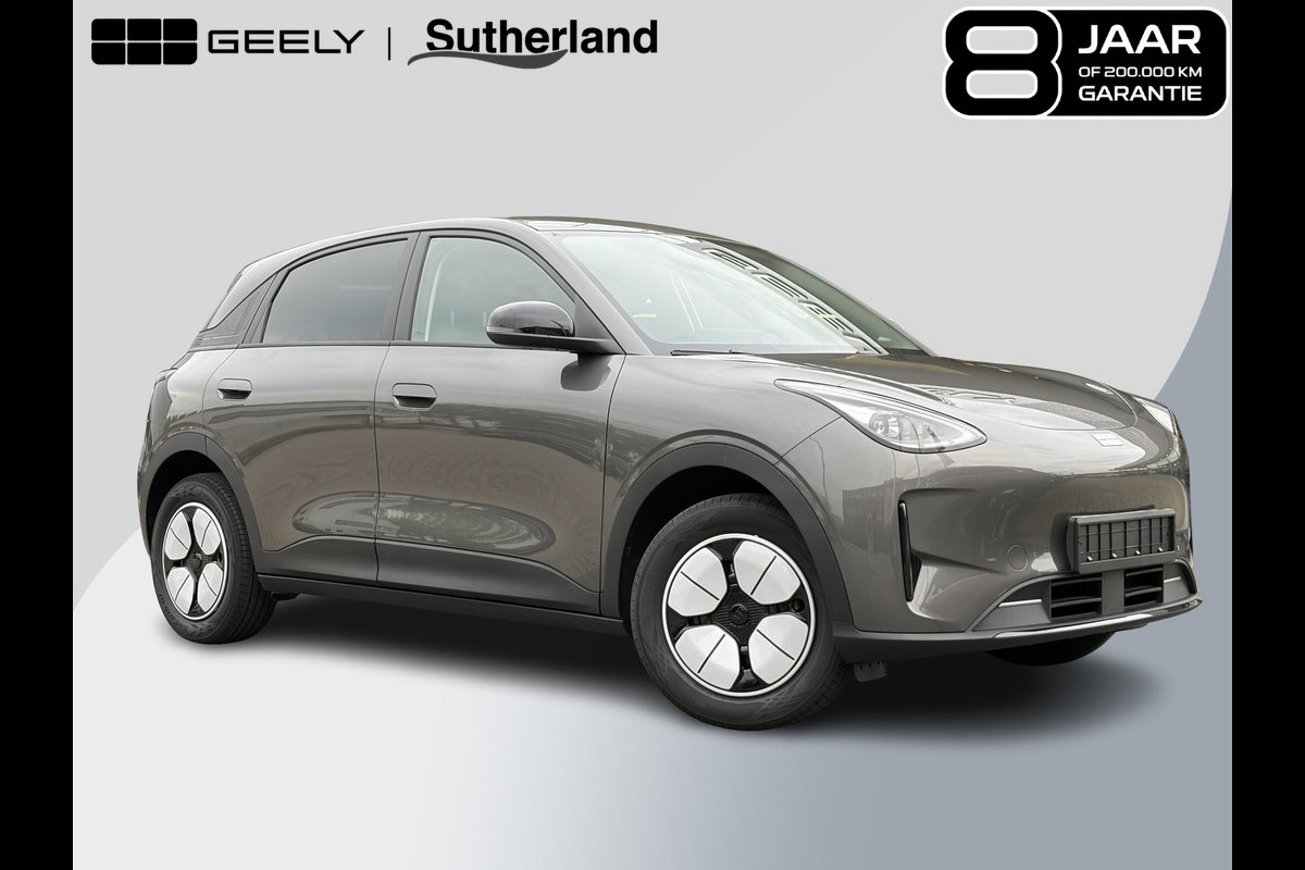 GEELY E2 Max 47 kWh 115 PK | VOORRAAD! | 345 Km actieradius | Verwarmbare voorstoelen en stuurwiel | Achteruitrijcamera en parkeersensoren achter | 8,8" digitaal instrumentenpaneel en 14,6" multimediascherm met Flyme Auto