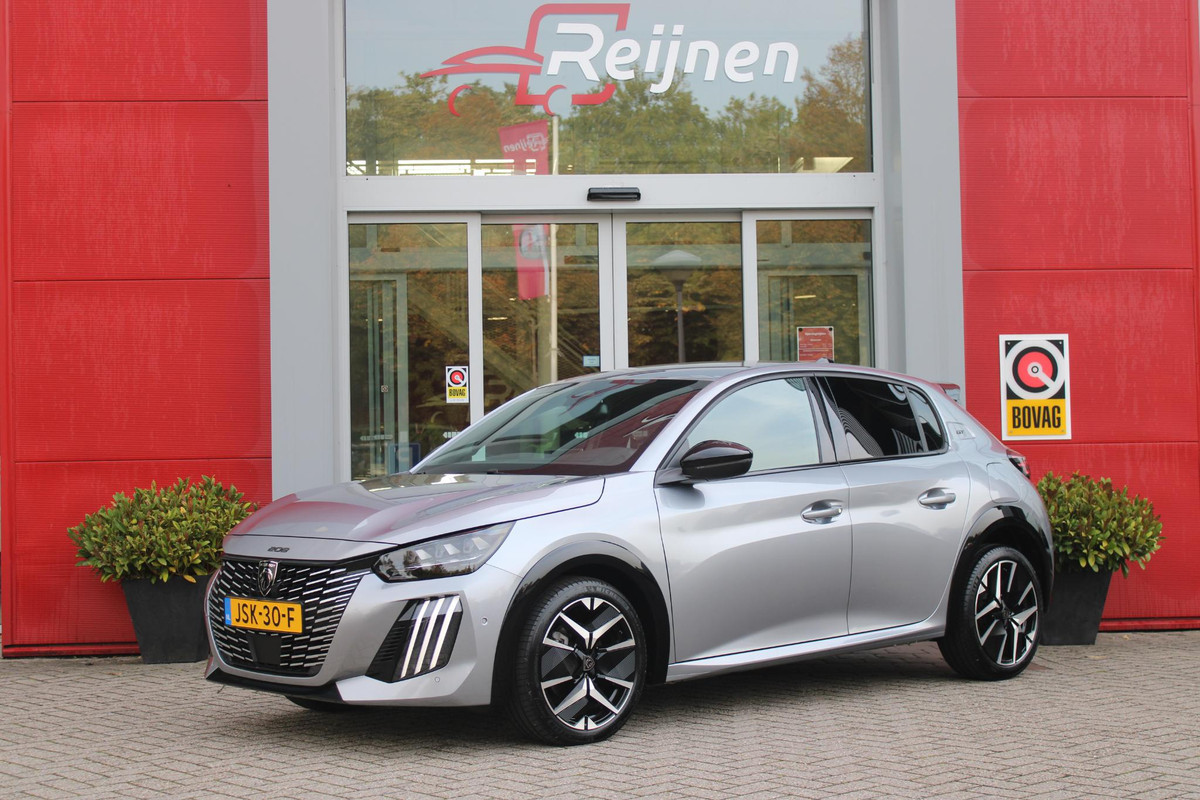 Peugeot 208 1.2 Hybrid 110PK AUTOMAAT GT | CAMERA VOOR + ACHTER | NAVIGATIE | DRAADLOZE APPLE CARPLAY/ANDROID AUTO | FULL LED KOPLAMPEN | LICHTMETALEN VELGEN 17" | DODEHOEK DETECTIE | DRAADLOZE TELEFOONLADER | KEYLESS ENTRY/START | DAB+ RADIO | ADAPTIVE CRUISE CONTROL | CLIMATE CONTROL | SFEERVERLICHTING |