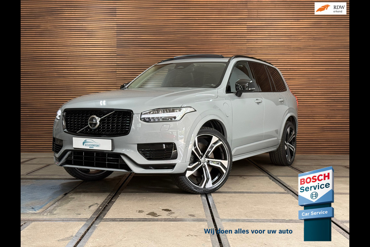 Volvo XC90 2.0 T8 Plug-in AWD Ultra Dark | Massage | Luchtvering | 22Inch | 7-Pers. | Pano |360°|H & K |Head-Up|Elektr Trekhaak