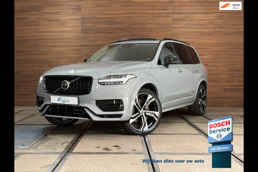 Volvo XC90 2.0 T8 Plug-in AWD Ultra Dark | Massage | Luchtvering | 22Inch | 7-Pers. | Pano |360°|H & K |Head-Up|Elektr Trekhaak