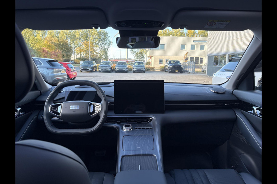 GEELY E5 Max+ 68 kWh 218 PK | 450 Km WLTP | Panoramadak | 360 Camera | Warmtepomp | Stoelverwarming & verkoeling | Massagestoelen | Elektrische klep | Stuurverwarming | Parkeersensoren | Achterbank verwarmd | 19 Inch