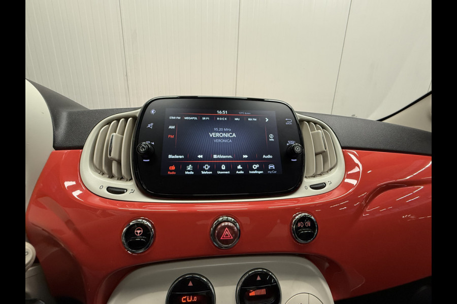 Fiat 500 1.2 Lounge AIRCO/ECC-PANODAK-NAVI by CARPLAY-PDC-LMV-CRUISE CONTROL