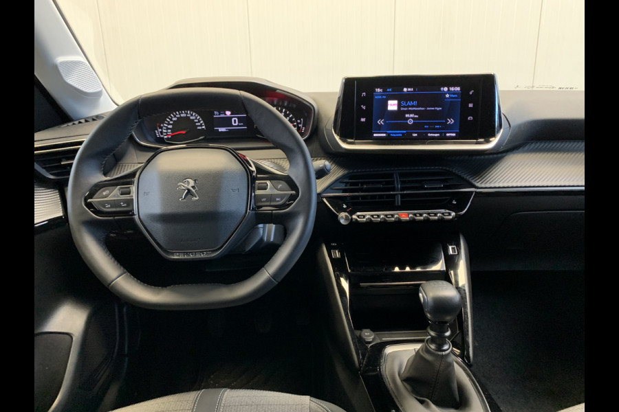 Peugeot 208 1.2 PureTech Allure 100PK LEDER-CAMERA-NAVI by CARPLAY-LMV-PDC-CRUISE CONTROL