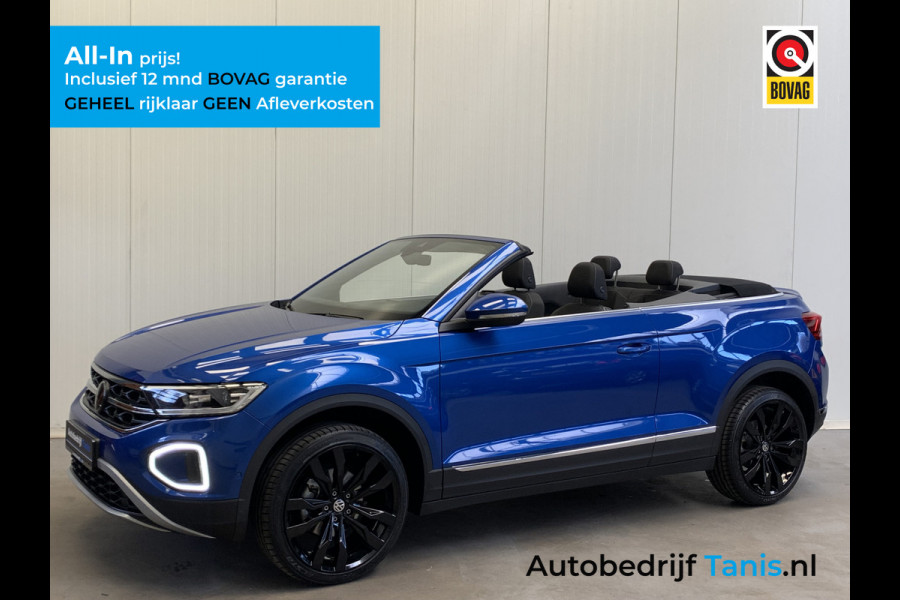 Volkswagen T-Roc Cabrio 1.0 TSI Style DIGITAL COCKPIT-NAVI-ECC-CAMERA-19 inch LMV-PARKEER FUNCTIE