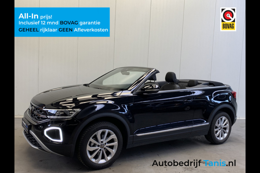 Volkswagen T-Roc Cabrio 1.0 TSI Style DIGITAL COCKPIT-NAVI-ECC-CAMERA-LMV-PARKEER FUNCTIE