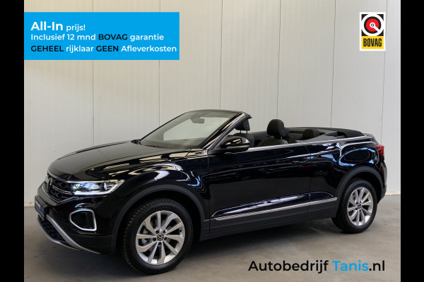 Volkswagen T-Roc Cabrio 1.0 TSI Style DIGITAL COCKPIT-NAVI-ECC-CAMERA-LMV-PARKEER FUNCTIE