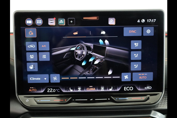 CUPRA Leon 1.5 TSI e-Hybrid VZ Performance 272 pk Automaat (DSG) | Navigatie | Panoramadak | Parkeersensoren | Achteruitrijcamera | Stoelverwarming | Keyless | Sennheiser Geluidssysteem |  LED Matrix koplampen | Alcantara bekleding |