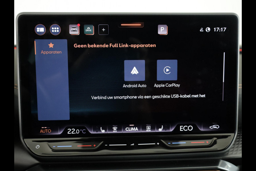 CUPRA Leon 1.5 TSI e-Hybrid VZ Performance 272 pk Automaat (DSG) | Navigatie | Panoramadak | Parkeersensoren | Achteruitrijcamera | Stoelverwarming | Keyless | Sennheiser Geluidssysteem |  LED Matrix koplampen | Alcantara bekleding |