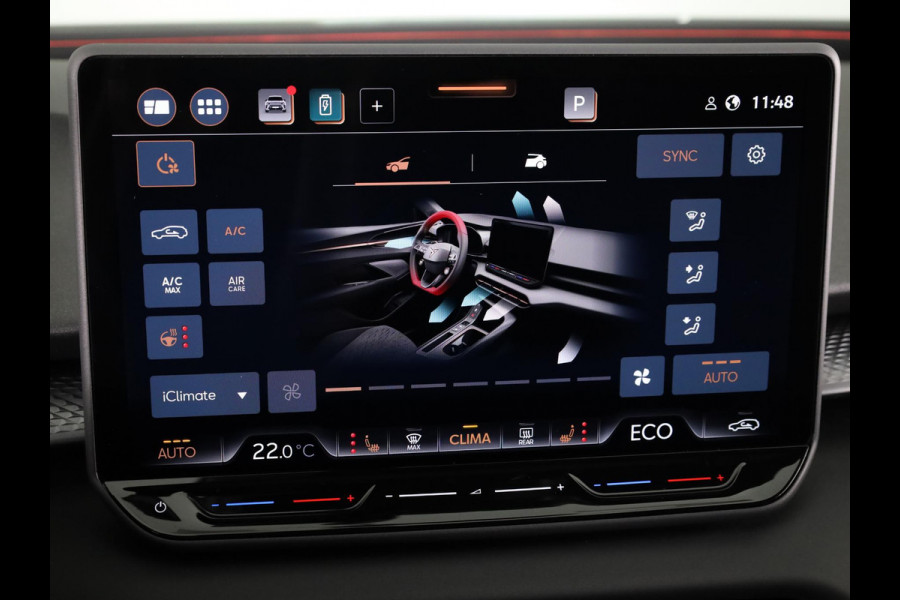 CUPRA Terramar 1.5 TSI e-Hybrid VZ America s CUP 272 pk Automaat | Navigatie | Panoramadak | Trekhaak (wegklapbaar) | Parkeersensoren (Park assist) | Rondomzicht camera | Lederen bekleding | Stoelverwarming |