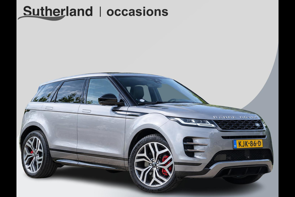 Land Rover Range Rover Evoque 1.5 P300e AWD Autobiography 309 PK | Panoramadak | Head-up Display | 360 Camera | Leder | Meridan | Memory Seats | 20 inch | Adaptive Cruise | Stuur & Stoelverwaming | Getint glas