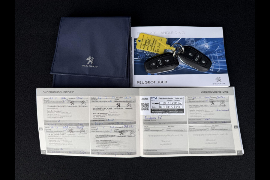 Peugeot 3008 1.2 PureTech Allure 1e Eigenaar|Camera|Carplay|Trekhaak|Cruise|D-riem vv in 2025|PDC|Dealer onderhouden|N.A.P|Nieuwe APK bij aflevering