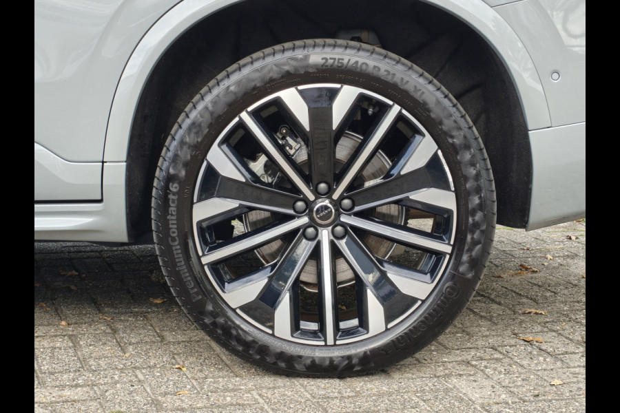 Volvo XC90 T8 455PK Plug-in hybrid AWD Ultra Dark | BLIS | 360 Camera | H&K | Luchtvering | Trekhaak | Pano | HUD | ACC |