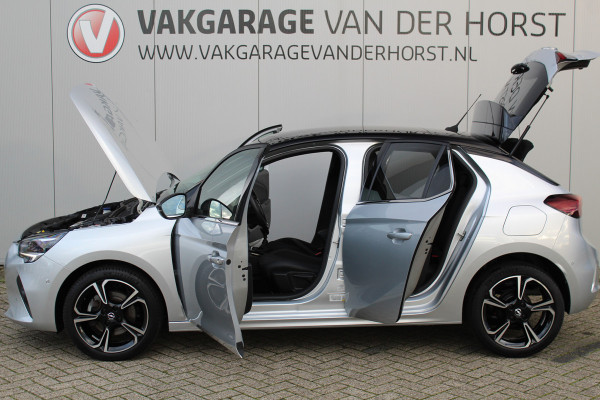 Opel Corsa 1.2-100pk Turbo Elegance Sky. In nieuwstaat verkerende Opel Corsa ! Autm. airco, cruise cntrl, lane assist, panoramadak, verwarmde stoelen, LM wielen, camera, parkeersensoren, navigatie by Apple Carplay/Android auto, metallic, LED verl. etc.