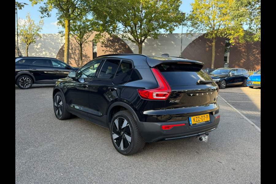 Volvo XC40 Single Motor Extended Range Ultimate 82 kWh SOH 100%| FULL OPTION| HARMAN KARDON| ELEKTRISCHE STOEL + MEMORY| PANORAMADAK| 360 CAMERA| ELEK. TREKHAAK| STOEL + STUURVERWARMING