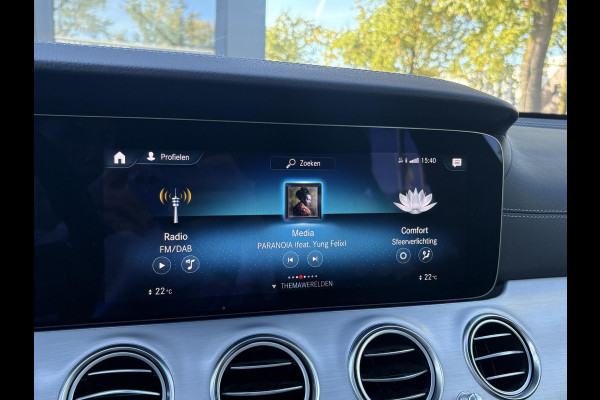 Mercedes-Benz E-Klasse Estate 300 e Business Solution AMG MERCEDES GARANTIE T/M 03-2028 | SOH 93% | PANORAMADAK | ELEKTRISCHE TREKHAAK | DEALER ONDERHOUDEN | APPLE CARPLAY/ANDROID AUTO | BURMESTER AUDIO | 360° CAMERA |