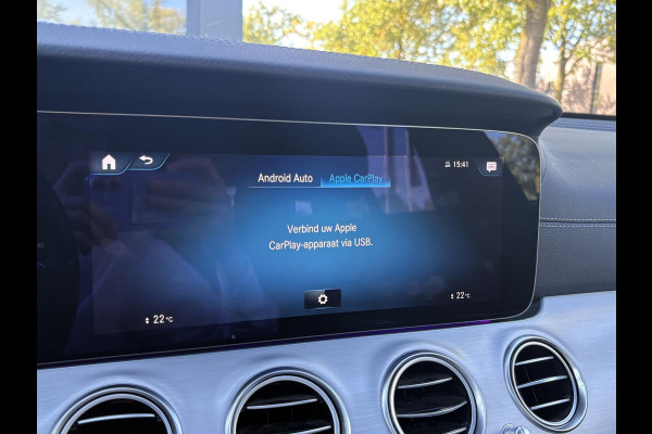 Mercedes-Benz E-Klasse Estate 300 e Business Solution AMG MERCEDES GARANTIE T/M 03-2028 | SOH 93% | PANORAMADAK | ELEKTRISCHE TREKHAAK | DEALER ONDERHOUDEN | APPLE CARPLAY/ANDROID AUTO | BURMESTER AUDIO | 360° CAMERA |