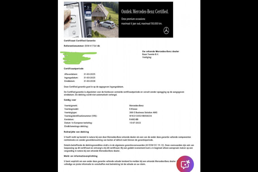 Mercedes-Benz E-Klasse Estate 300 e Business Solution AMG MERCEDES GARANTIE T/M 03-2028 | SOH 93% | PANORAMADAK | ELEKTRISCHE TREKHAAK | DEALER ONDERHOUDEN | APPLE CARPLAY/ANDROID AUTO | BURMESTER AUDIO | 360° CAMERA |