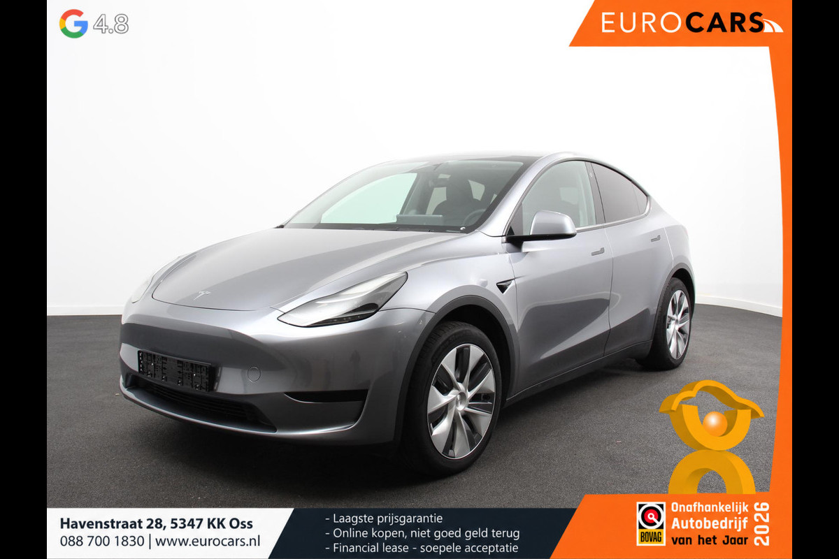 Tesla Model Y Long Range AWD 75 kWh SOH 93% Climate control Adaptieve cruise control Achteruitrijcamera Panoramadak Keyless Stuurverwarming Stoelverwarming LED Navigatie Parkeersensoren