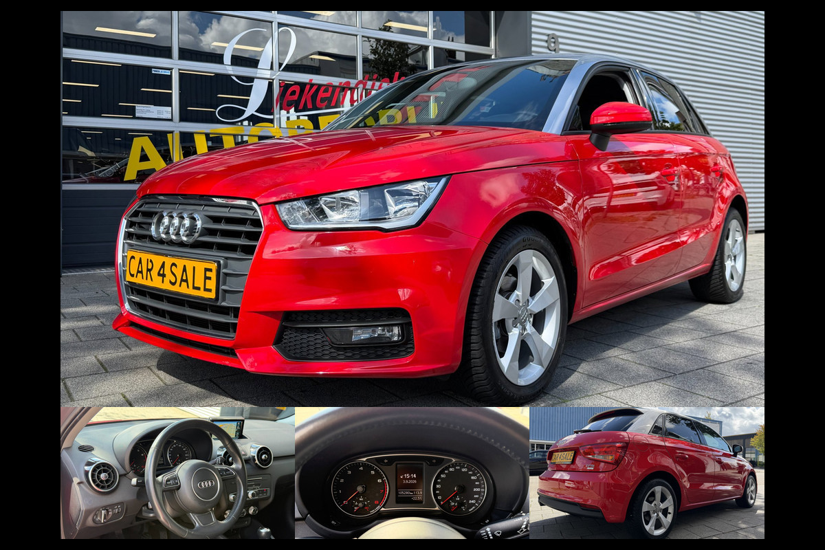 Audi A1 Sportback 1.0 TFSI Sport S-Line - Navigatie I Airco I PDC I Sport velgen I Sport stoel / 1/2 Leer I Dealer onderhouden