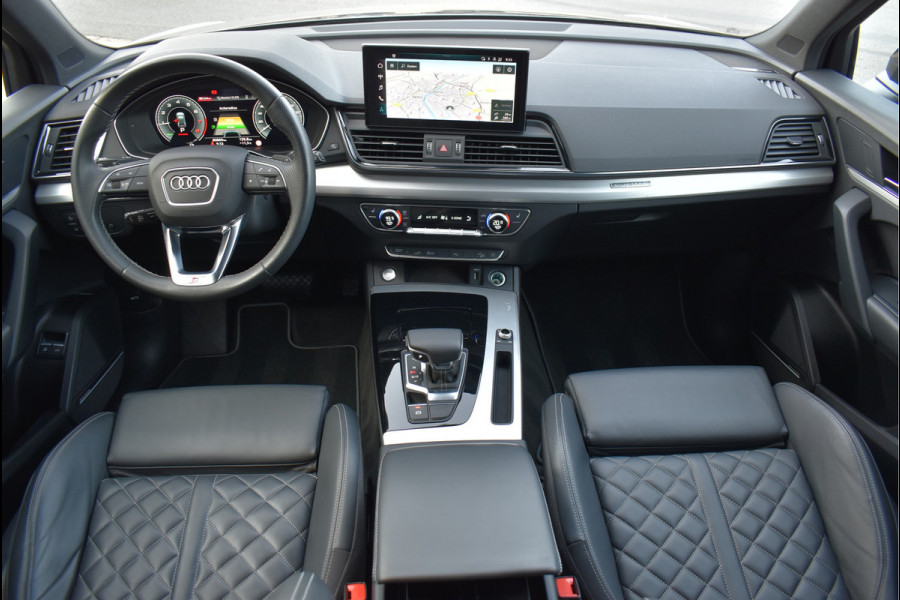 Audi Q5 50 TFSI e S-Line 299 Pk RS-Stoel Luchtvering Matrix Oled ACC Keyless Trekhaak 20 Inch