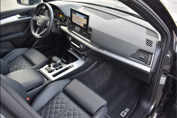 Audi Q5 50 TFSI e S-Line 299 Pk RS-Stoel Luchtvering Matrix Oled ACC Keyless Trekhaak 20 Inch