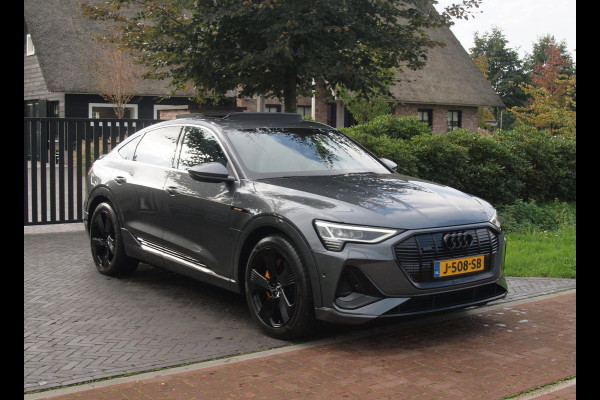 Audi e-tron Sportback 55 quattro S edition 95 kWh | SOH 92% | S-Line Stoelen | Panoramadak | Bang & Olufsen | Camera | Ambienteverlichting |