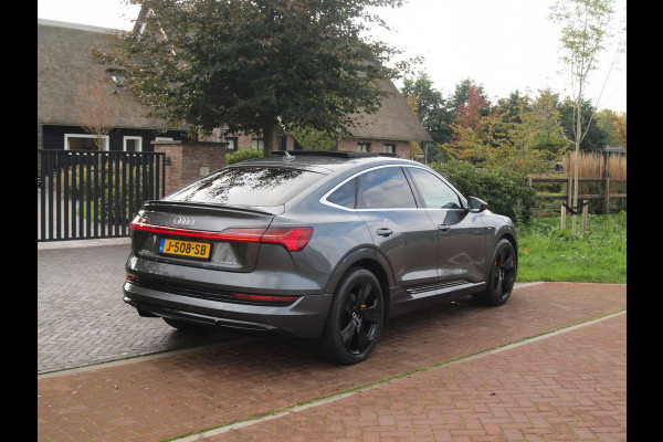 Audi e-tron Sportback 55 quattro S edition 95 kWh | SOH 92% | S-Line Stoelen | Panoramadak | Bang & Olufsen | Camera | Ambienteverlichting |