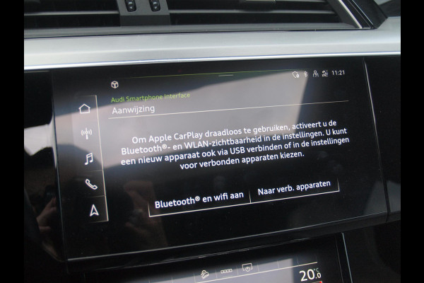 Audi e-tron Sportback 55 quattro S edition 95 kWh | SOH 92% | S-Line Stoelen | Panoramadak | Bang & Olufsen | Camera | Ambienteverlichting |