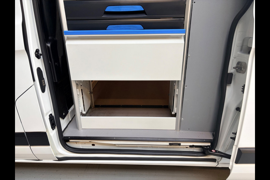 Ford Transit Custom Servicewagen 320 2.0 TDCI euro6 L2H1 Trend 3Persoons, 2xSchuifdeur, Sortimo, Trekhaak, RIJKLAARPRIJS!