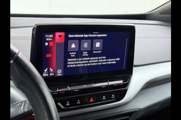 Volkswagen ID.4 82kWh 204PK SOH 98% Navi Camera Stoelverwarming Adap.Cruise Matrix Led Lmv 20" Apple Carplay Android Auto Pdc Assistentie+Comfort+Design+Exterieur+Style-Pakket Keyless Advanced Privacy Glas DAB Isofix Wifi Dealeronderhouden Origineel Nederlandse Auto