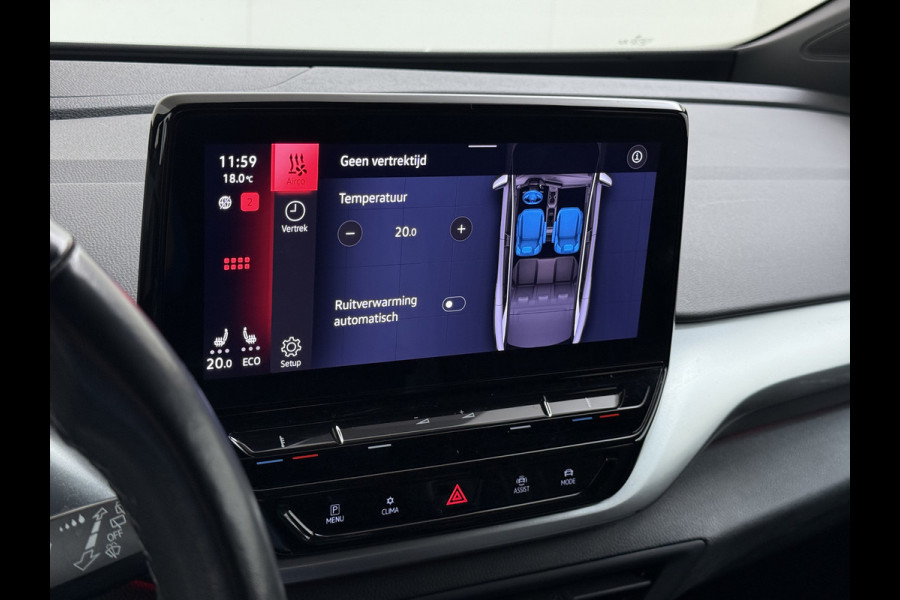 Volkswagen ID.4 82kWh 204PK SOH 98% Navi Camera Stoelverwarming Adap.Cruise Matrix Led Lmv 20" Apple Carplay Android Auto Pdc Assistentie+Comfort+Design+Exterieur+Style-Pakket Keyless Advanced Privacy Glas DAB Isofix Wifi Dealeronderhouden Origineel Nederlandse Auto