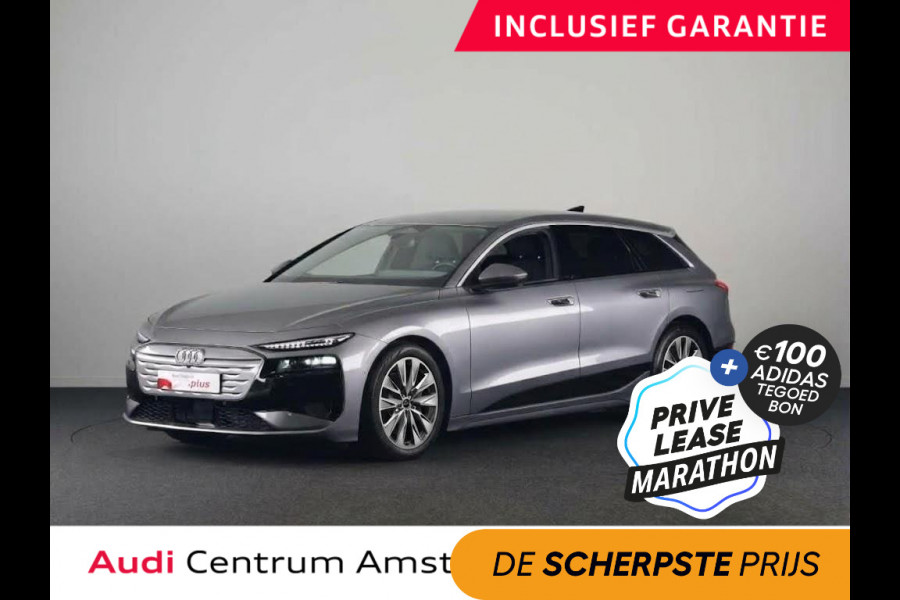 Audi A6 Avant e-tron Advanced edition 83 kWh 286 pk | SOH 92,64%  | Private Lease vanaf € 987,- per maand | Luchtvering | Navigatie | Warmtepomp | Trekhaak (wegklapbaar) | Parkeersensoren (Park assist) | Winterbandenset | Rondomzicht camera | Elektr. voorstoelen | Multimedia scherm passagier | Verlengde garantie