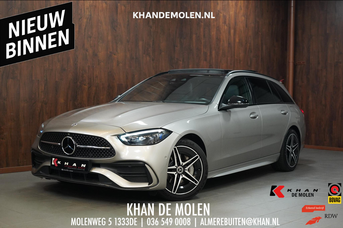 Mercedes-Benz C-Klasse 300 e AMG Line Pano|Dealer onderh|Trekhaak|Burmester