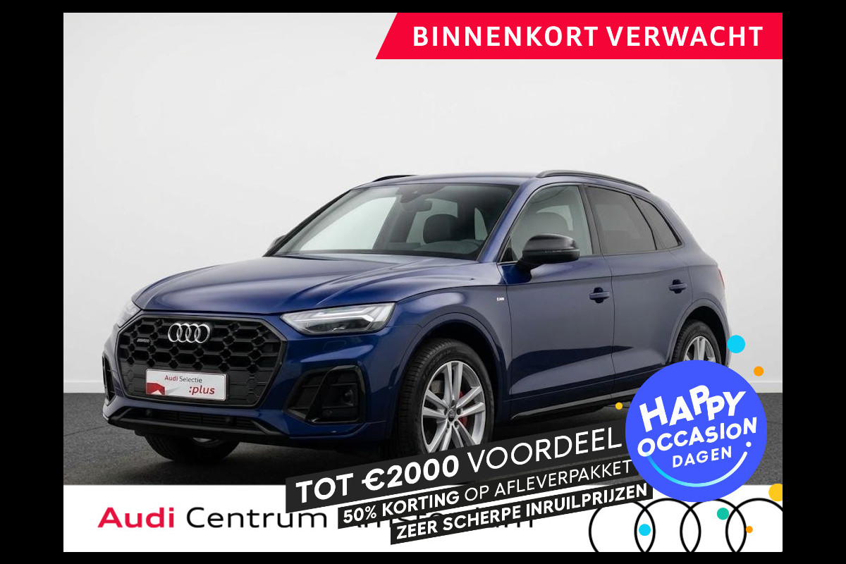 Audi Q5 55 TFSI e S edition Competition 367pk | Panoramadak | 20 inch Lichtmetalen velgen | Navigatie | Matrix Led koplampen