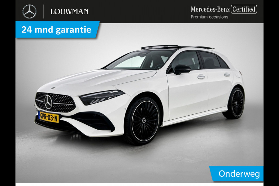 Mercedes-Benz A-Klasse 250 e Business Line | AMG-Line In en Exterieur | Achteruitrijcamera | Sfeerverlichting | Panorama schuifkantel dak | Multispaaks velgen | Incl