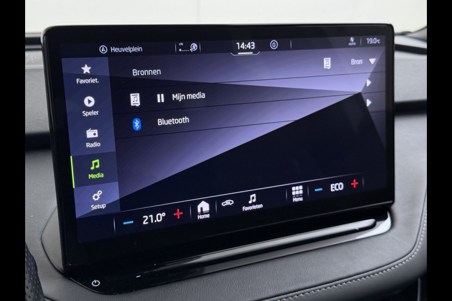 Škoda ENYAQ iV 180PK Sportline SOH 90% Sportstoelen Adap.Cruise Stuurverwarming Lmv 21" Blind Spot Assist Camera Apple Carplay Android Auto Privacy Glas Pdc Isofix Lane Assist P-Assist Dodehoekdetectie IV60 1e Eigenaar Dealeronderhouden Origineel Nederlandse Auto