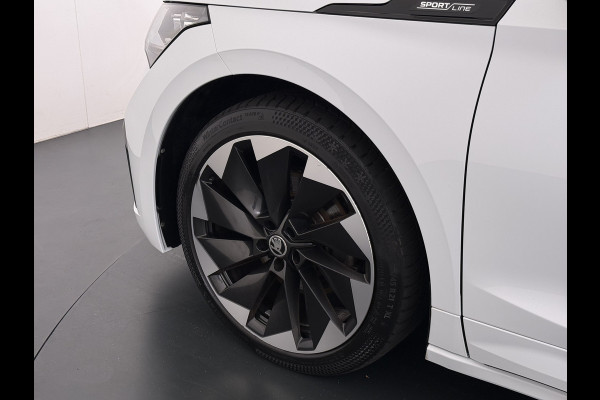 Škoda ENYAQ iV 180PK Sportline SOH 90% Sportstoelen Adap.Cruise Stuurverwarming Lmv 21" Blind Spot Assist Camera Apple Carplay Android Auto Privacy Glas Pdc Isofix Lane Assist P-Assist Dodehoekdetectie IV60 1e Eigenaar Dealeronderhouden Origineel Nederlandse Auto