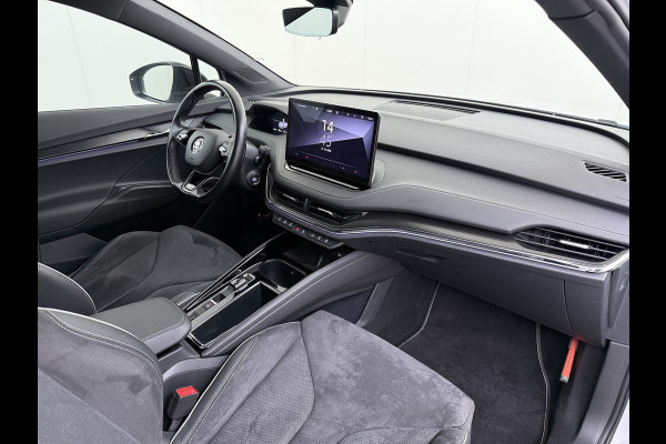 Škoda ENYAQ iV 180PK Sportline SOH 90% Sportstoelen Adap.Cruise Stuurverwarming Lmv 21" Blind Spot Assist Camera Apple Carplay Android Auto Privacy Glas Pdc Isofix Lane Assist P-Assist Dodehoekdetectie IV60 1e Eigenaar Dealeronderhouden Origineel Nederlandse Auto