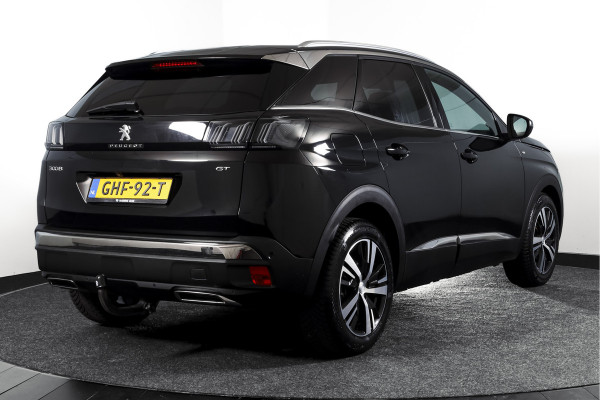 Peugeot 3008 1.6 PureTech 180 PK GT - Automaat | Afn. Trekhaak | Dig. Cockpit | Adapt. Cruise | Leder-+stoelverw. | Elek. stoelen | Camera | NAV | ECC | Elek. Klep | LM 18" |
