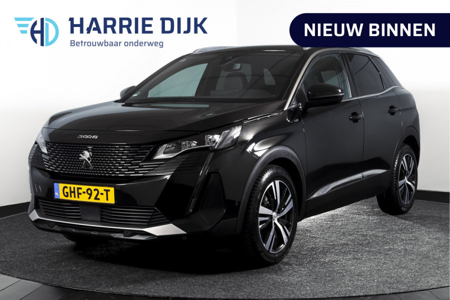 Peugeot 3008 1.6 PureTech 180 PK GT - Automaat | Afn. Trekhaak | Dig. Cockpit | Adapt. Cruise | Leder-+stoelverw. | Elek. stoelen | Camera | NAV | ECC | Elek. Klep | LM 18" |