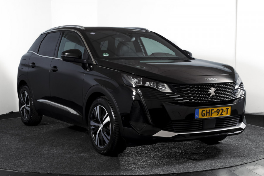 Peugeot 3008 1.6 PureTech 180 PK GT - Automaat | Afn. Trekhaak | Dig. Cockpit | Adapt. Cruise | Leder-+stoelverw. | Elek. stoelen | Camera | NAV | ECC | Elek. Klep | LM 18" |