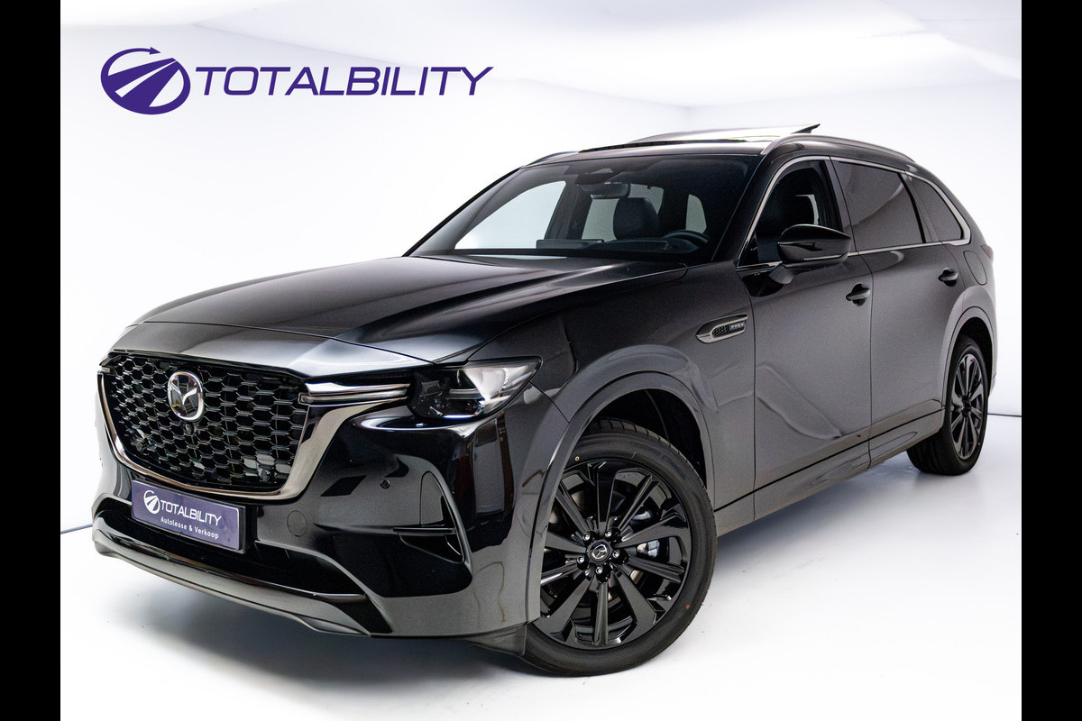 Mazda CX-80 2.5 e-SkyActiv PHEV Homura Plus 7 Pers. | Nieuw! | Panoramadak | Leer | Bose Audio | Stoelkoeling | Stoel-Stuur- Achterbankverwarming, 360 Camera, Adaptive Cruise, Head-Up, Keyless