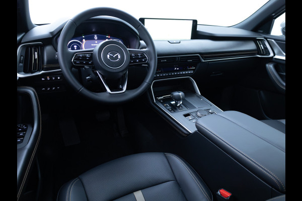 Mazda CX-80 2.5 e-SkyActiv PHEV Homura Plus 7 Pers. | Nieuw! | Panoramadak | Leer | Bose Audio | Stoelkoeling | Stoel-Stuur- Achterbankverwarming, 360 Camera, Adaptive Cruise, Head-Up, Keyless