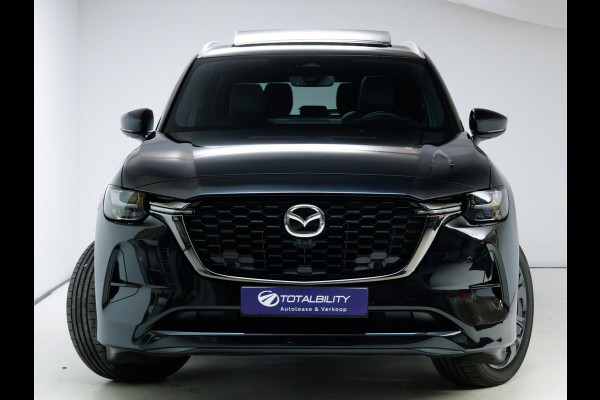 Mazda CX-80 2.5 e-SkyActiv PHEV Homura Plus 7 Pers. | Nieuw! | Panoramadak | Leer | Bose Audio | Stoelkoeling | Stoel-Stuur- Achterbankverwarming, 360 Camera, Adaptive Cruise, Head-Up, Keyless